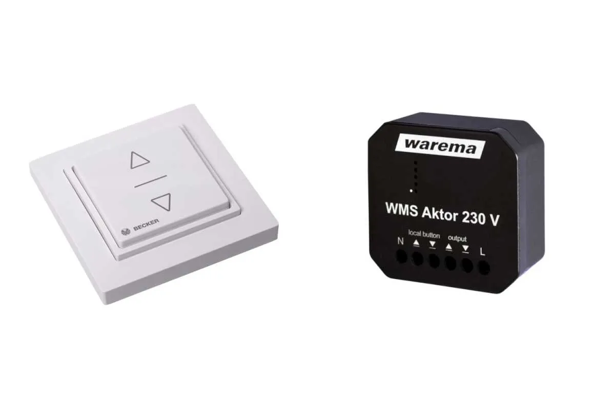 Warema WMS Aktor 230 V UP inkl. Becker Taster EC62P